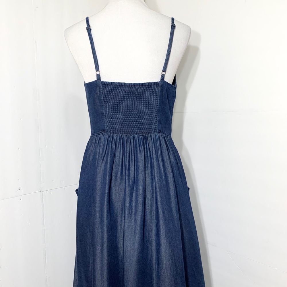 SOLD-Urban Outfitters Chambray Maxi Dress - Picture 5 of 9